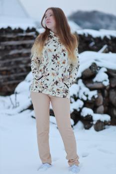 Preview: My little Garden Leinen Beige